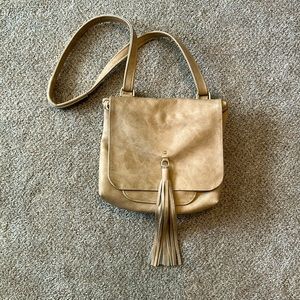 DAYLIN SKYE ~ Custom Leather Convertible Backpack ~ Vanilla Outlaw